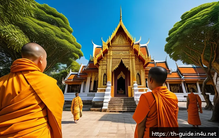 관광통역안내사로서 미디어 홍보 전략 - A vibrant scene of Thai cultural tourism: a diverse group of young travelers wearing stylish casual ...